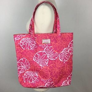 Lilly Pulitzer For Estee Lauder Pink Tote